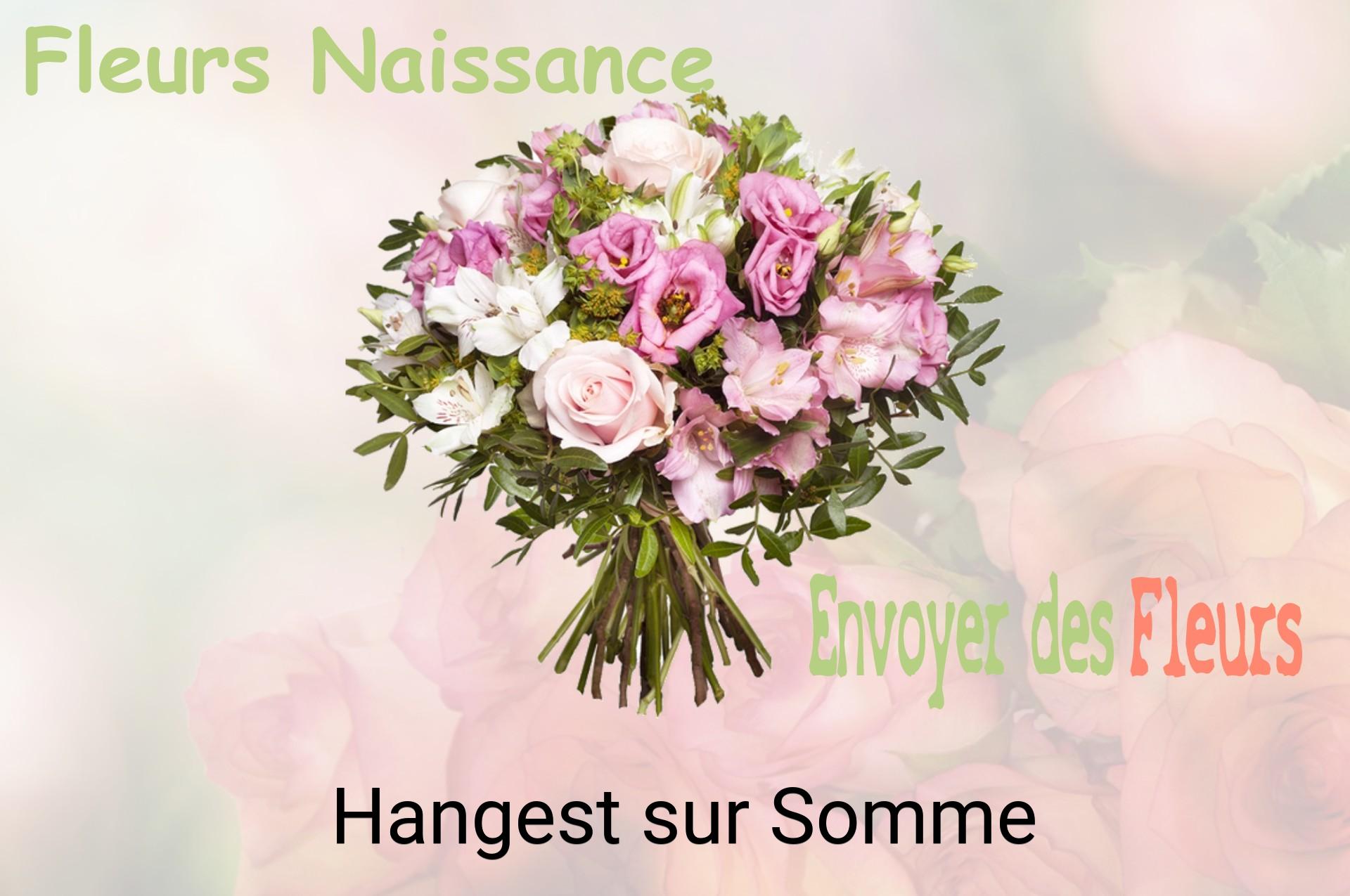 Bouquet de fleurs de naissance livré à Hangest-sur-Somme
